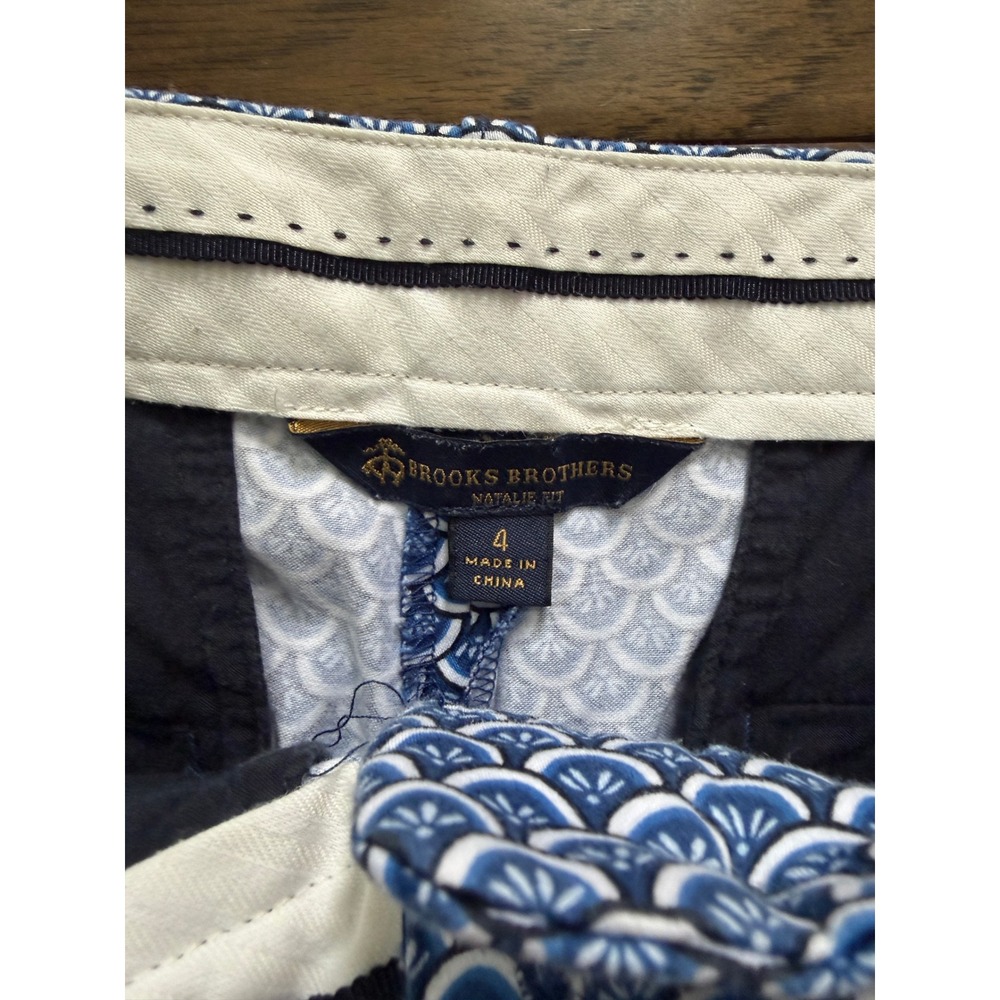 Brooks Brothers Natalie Fit Women's Patterned Pants Size 4 Preppy - Picture 5 of 5